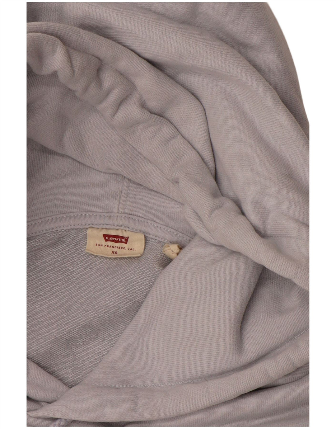 Suéter com capuz gráfico oversized feminino LEVI'S UK 6 XS cinza