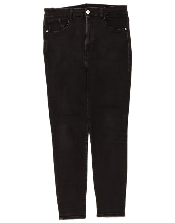 Calça jeans skinny feminina Zara EU 44 XL W34 L26 preta