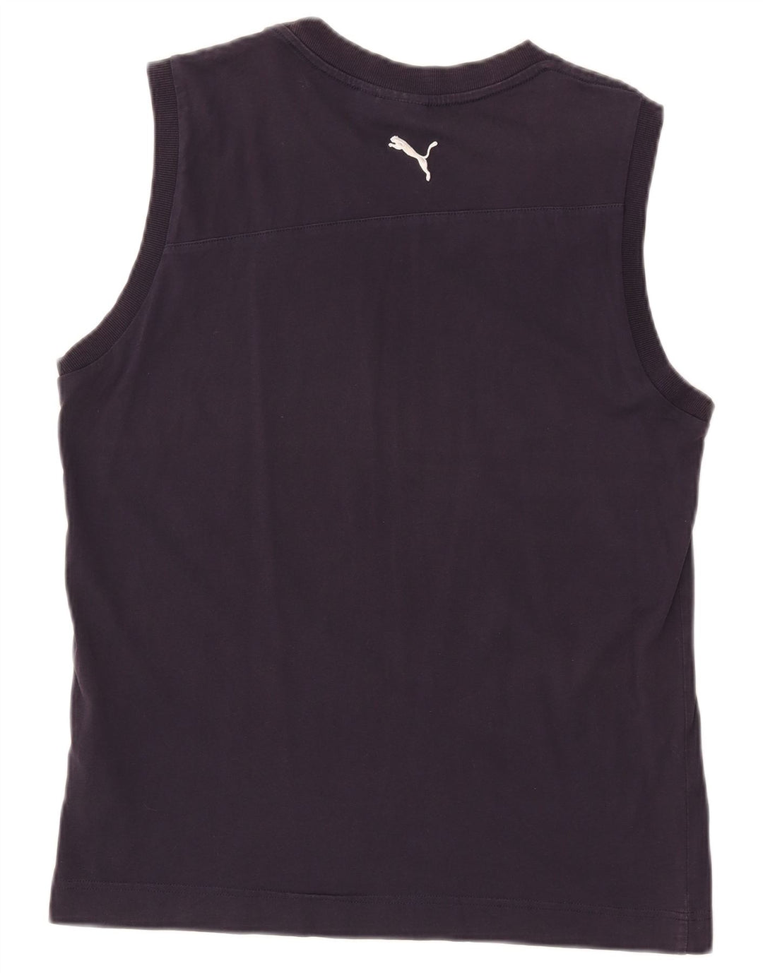Puma Mens Graphic Vest Top Grande Azul Marinho