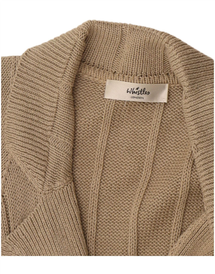 Suéter feminino Whistler Longline Cardigan Reino Unido 14 cinza médio