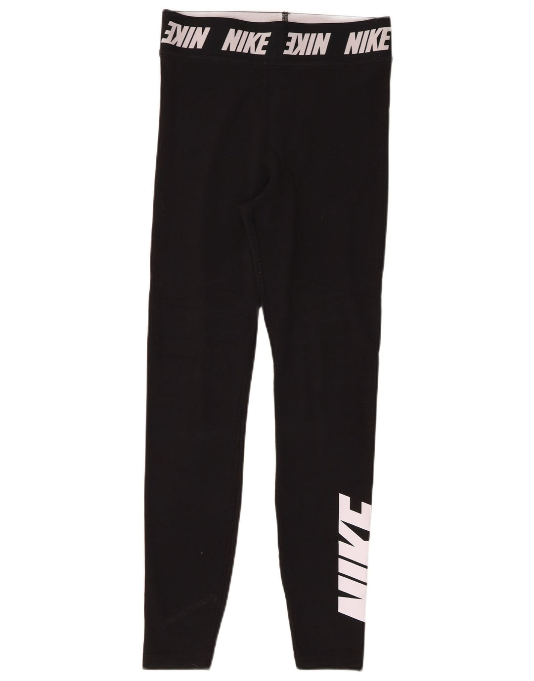 Leggings femininas Nike Graphic UK 8 pequenas de algodão preto