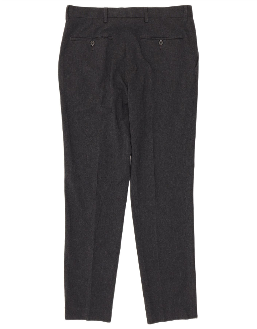 Calça masculina Marks & Spencer Slim Suit W32 L31 cinza poliéster