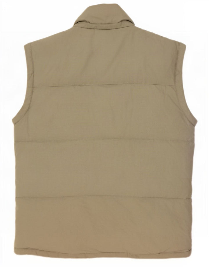 Fila Mens Colete Acolchoado UK 40 Grande Caqui