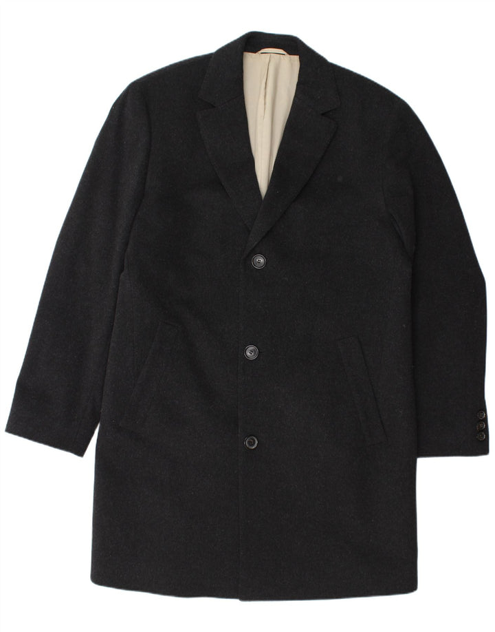Sobretudo masculino Hugo Boss UK 36 pequeno preto