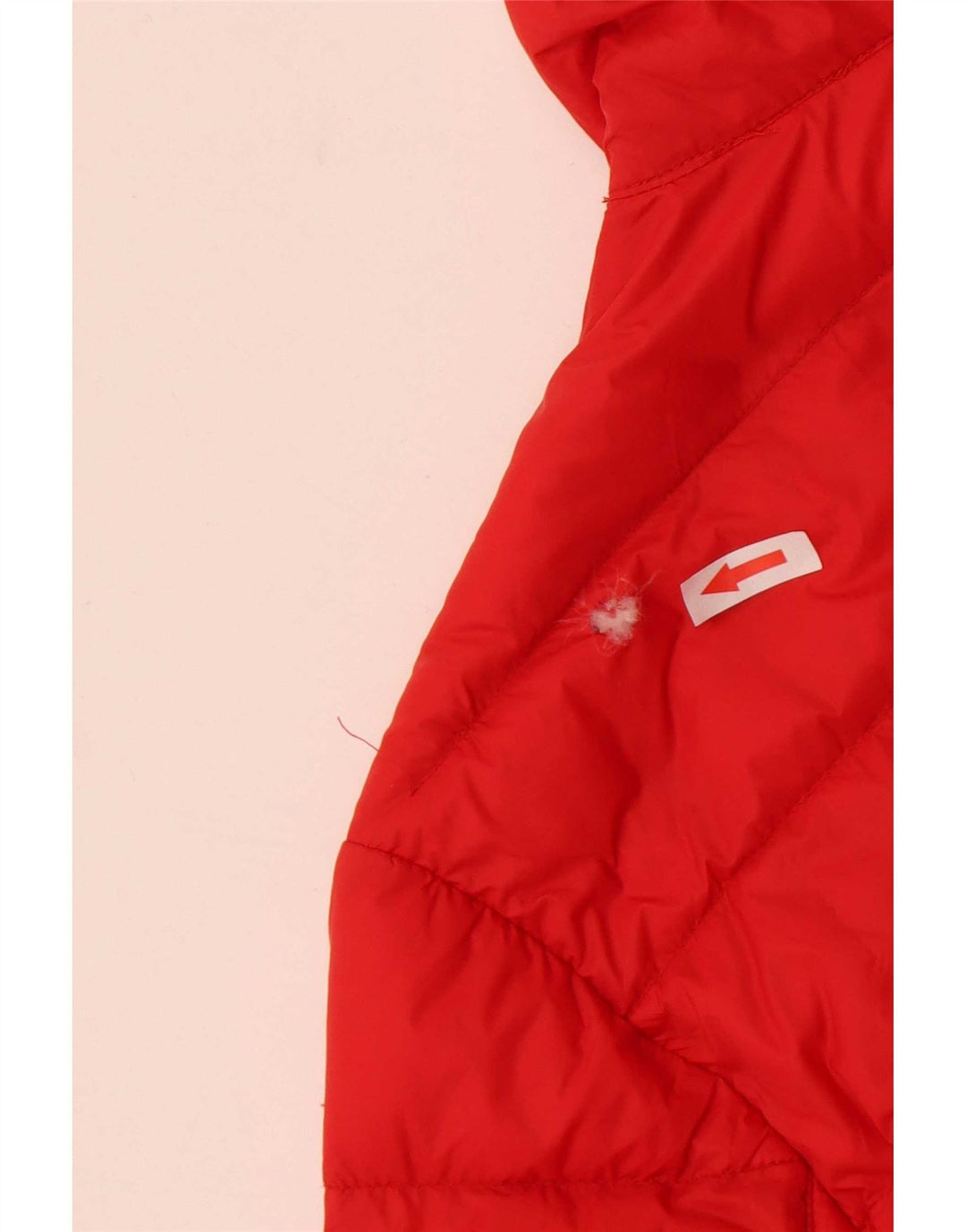 Jaqueta acolchoada feminina Tommy Hilfiger UK 16 grande poliamida vermelha