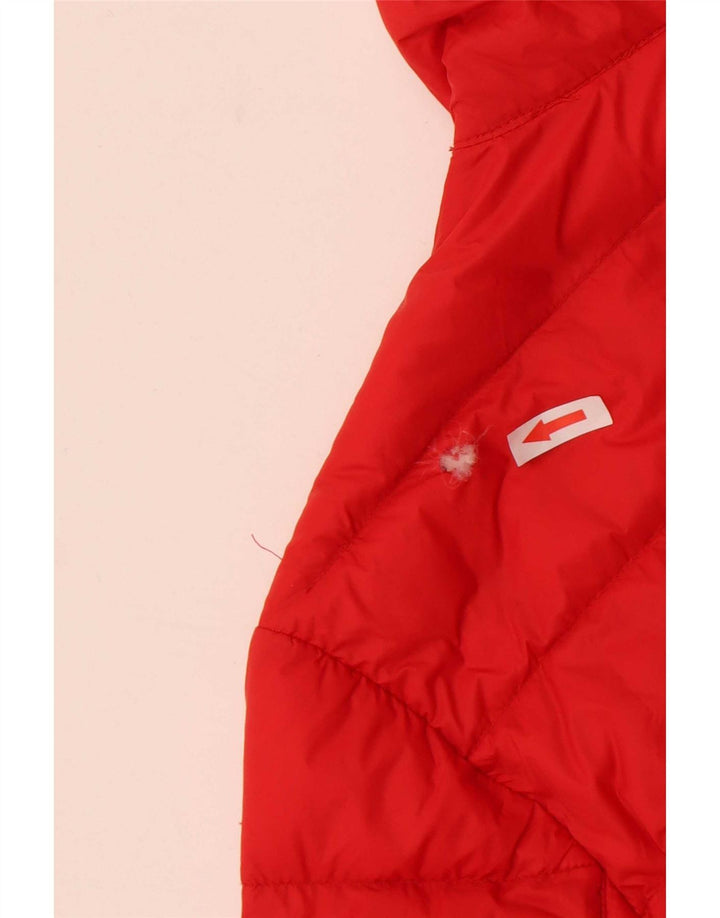 Jaqueta acolchoada feminina Tommy Hilfiger UK 16 grande poliamida vermelha