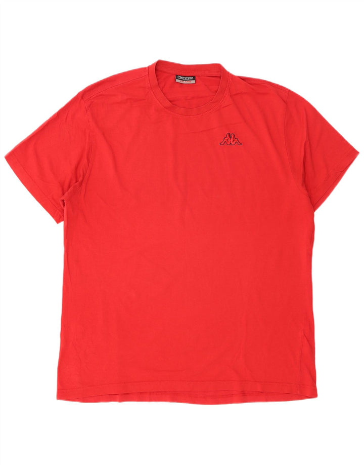 Camiseta masculina Kappa Top 2XL algodão vermelho