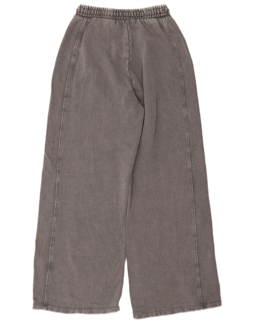 Zara Calça feminina de treino com perna larga Reino Unido 12 cinza médio
