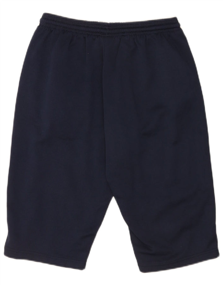 Shorts esportivos masculinos Asics grande poliéster azul marinho