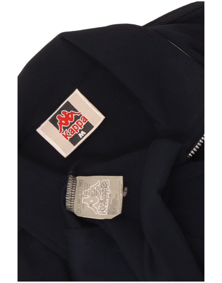 Kappa Mens Treino Top Jaqueta Médio Azul Marinho Colourblock Poliéster