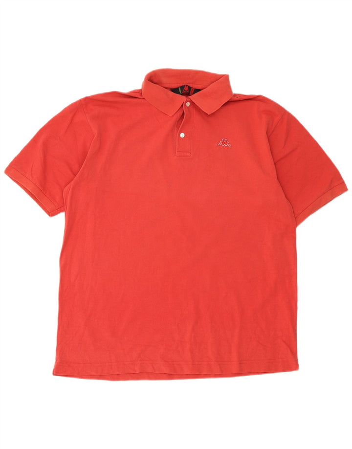 Camisa polo masculina Kappa XL algodão vermelho