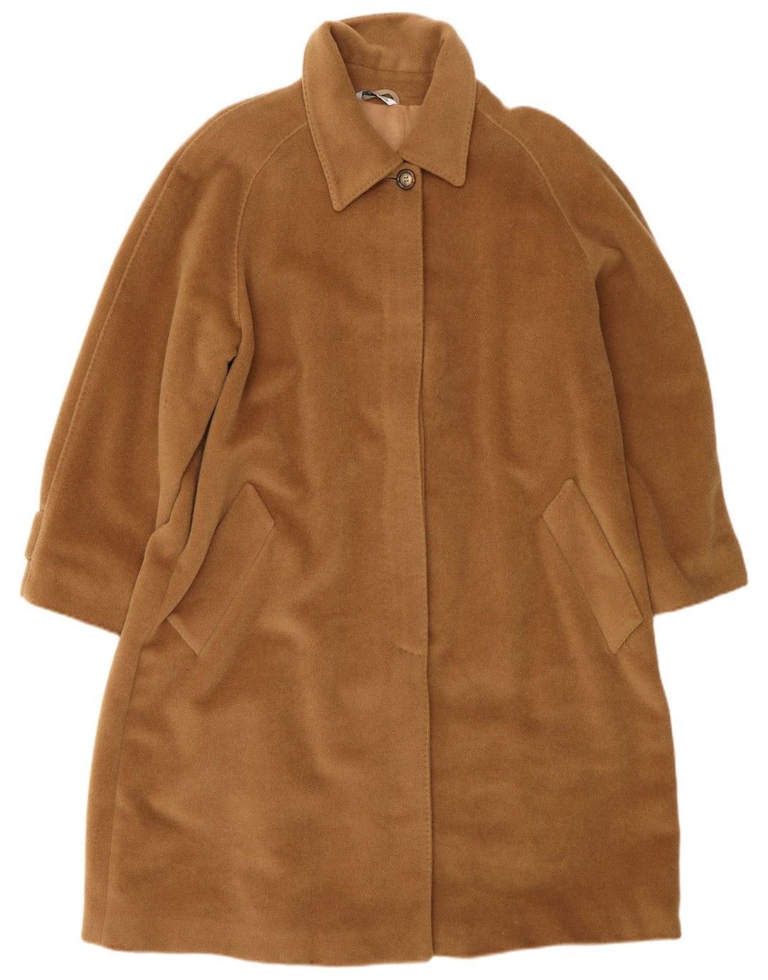 Sobretudo feminino Marina Rinaldi tamanho 23 lã virgem marrom médio