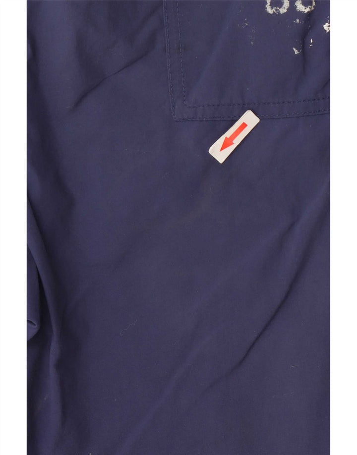 Shorts de natação masculino Tommy Hilfiger Graphic Cargo médio azul marinho