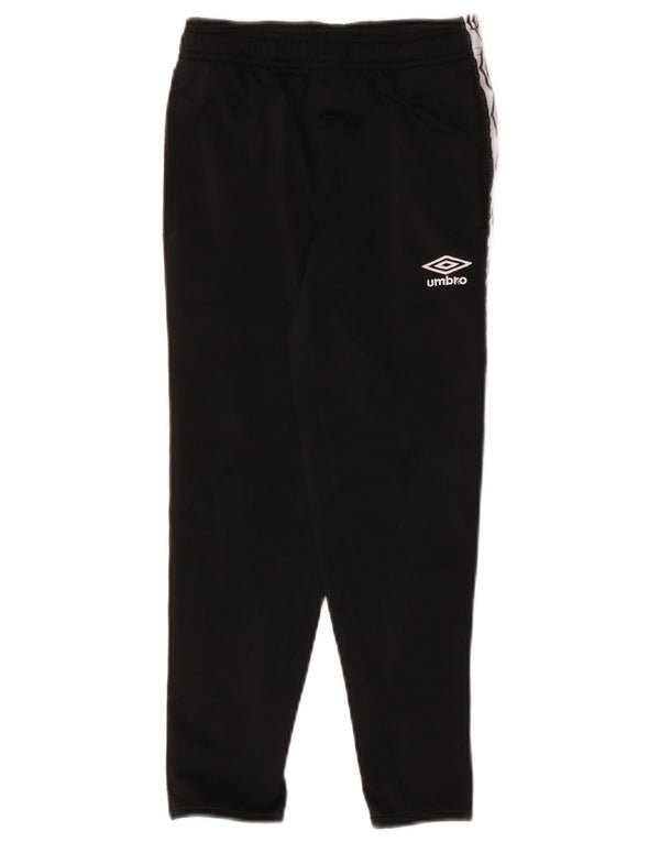Calça de treino Umbro Boys Petit 6-7 anos pequena preta colorblock