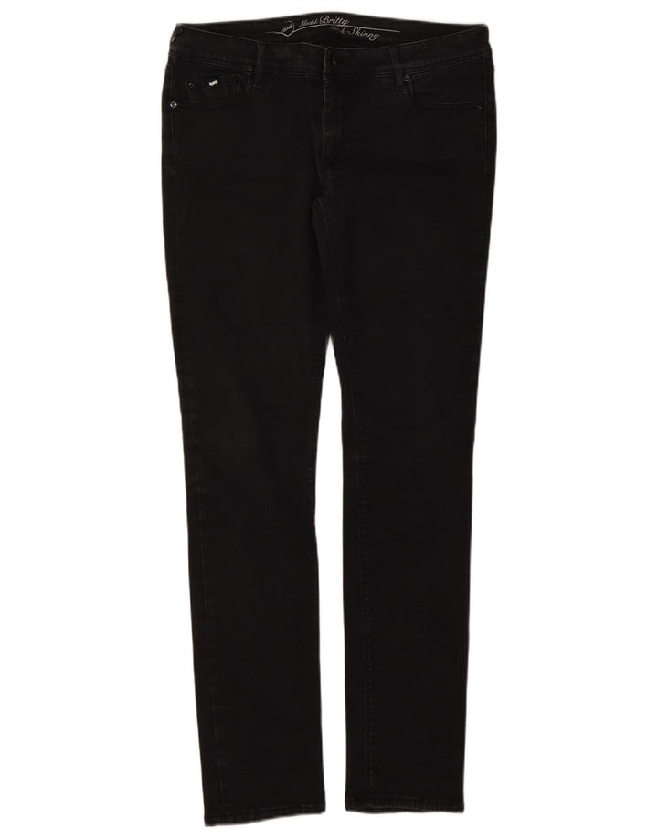 Jeans Slim Feminino Gas W34 L32 Preto