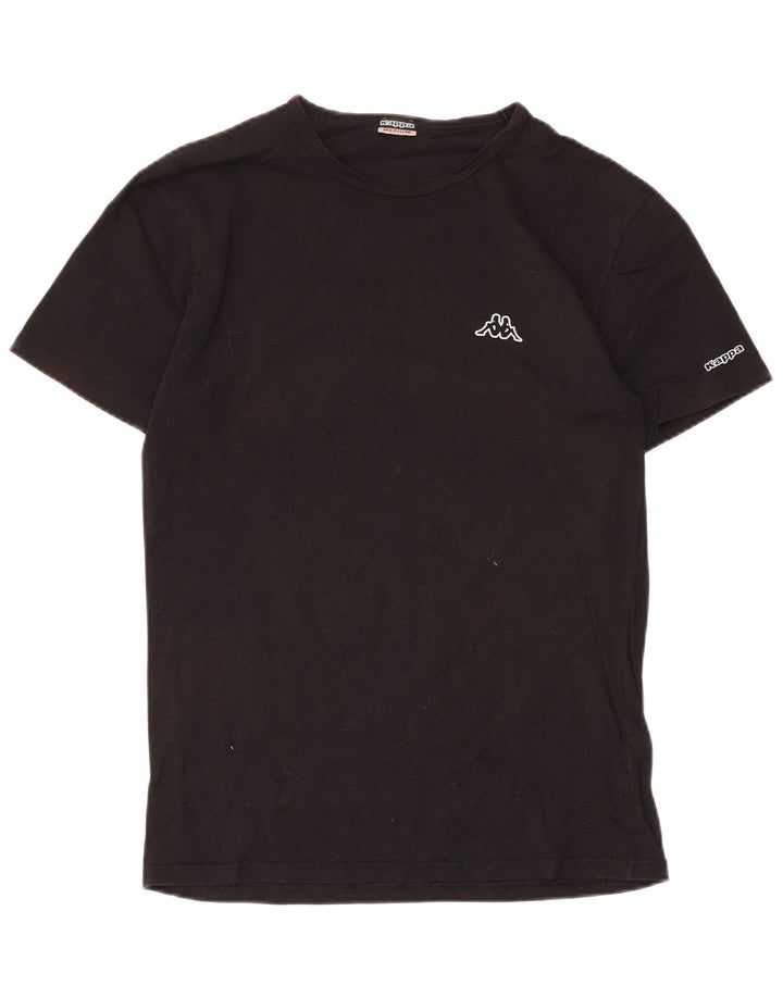 Camiseta masculina Kappa Top médio algodão preto