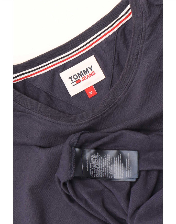 Camiseta masculina Tommy Hilfiger Top médio algodão azul marinho