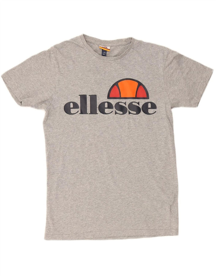 Camiseta masculina gráfica ELLESSE XS algodão cinza