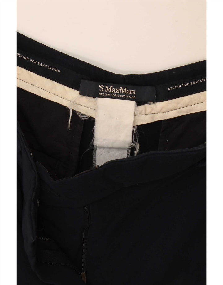 Calça capri feminina Max Mara W30 L23 azul marinho
