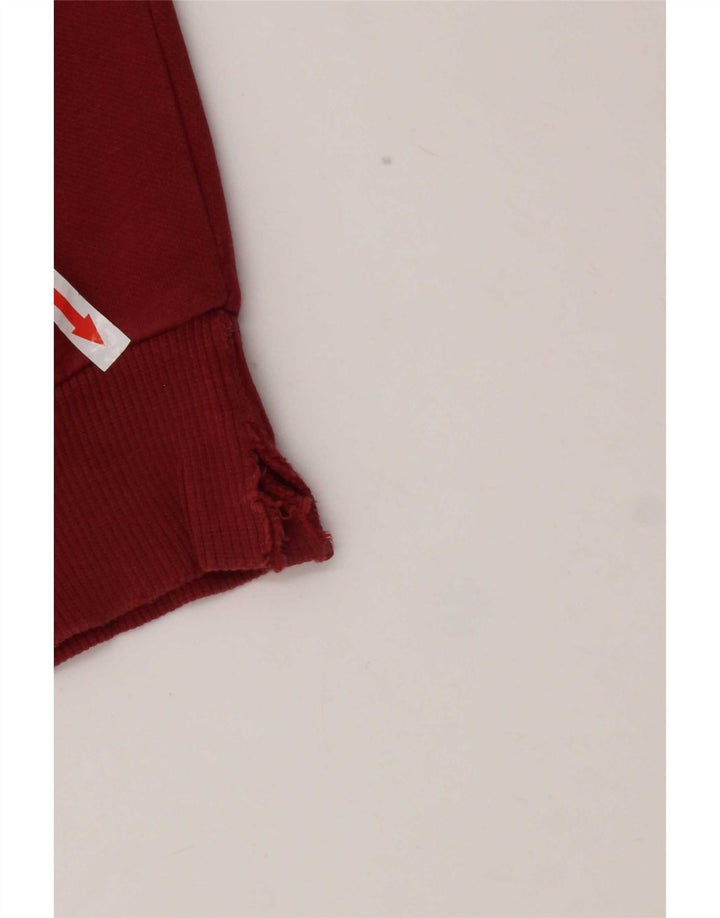 Puma Mens Graphic Moletom Jumper Grande Vermelho