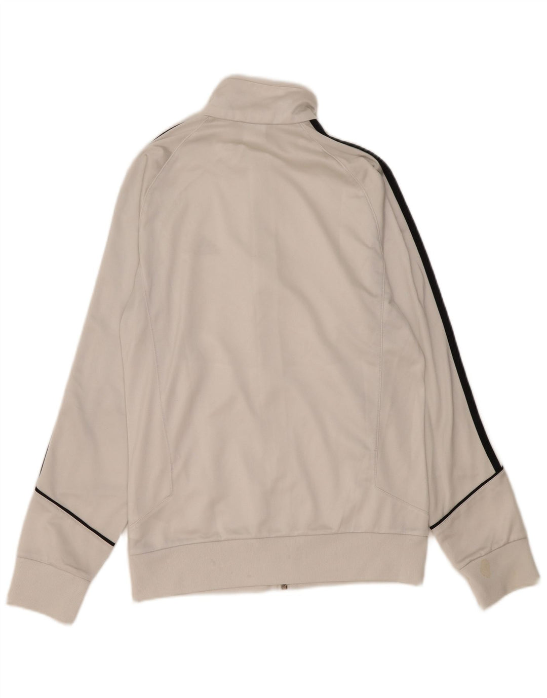 Adidas Mens Tracksuit Top Jacket UK 36/38 Pequeno Poliéster Branco