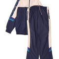 Asics Mens Graphic Full Tracksuit IT 52 Grande bloco colorido azul marinho