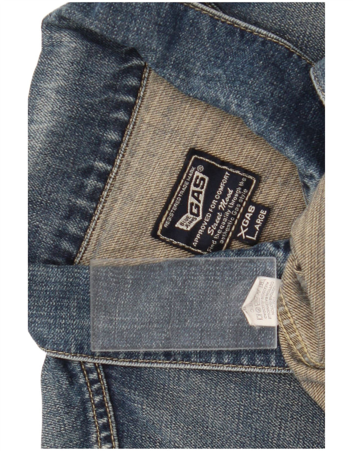 Jaqueta jeans feminina Gas UK 18 XL azul