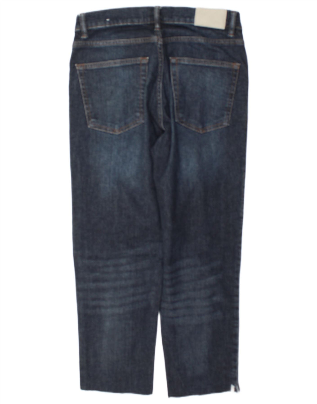 Calça jeans feminina Zara W32 L24 azul marinho