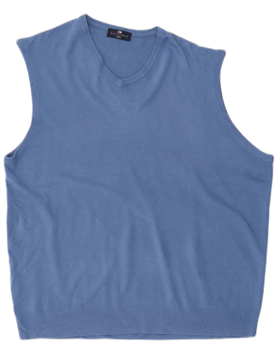Regata masculina Marks & Spencer Blue Harbor Vest 2XL acrílico azul