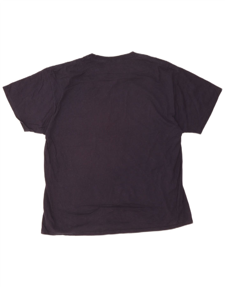 Camiseta masculina Champion XL azul marinho algodão