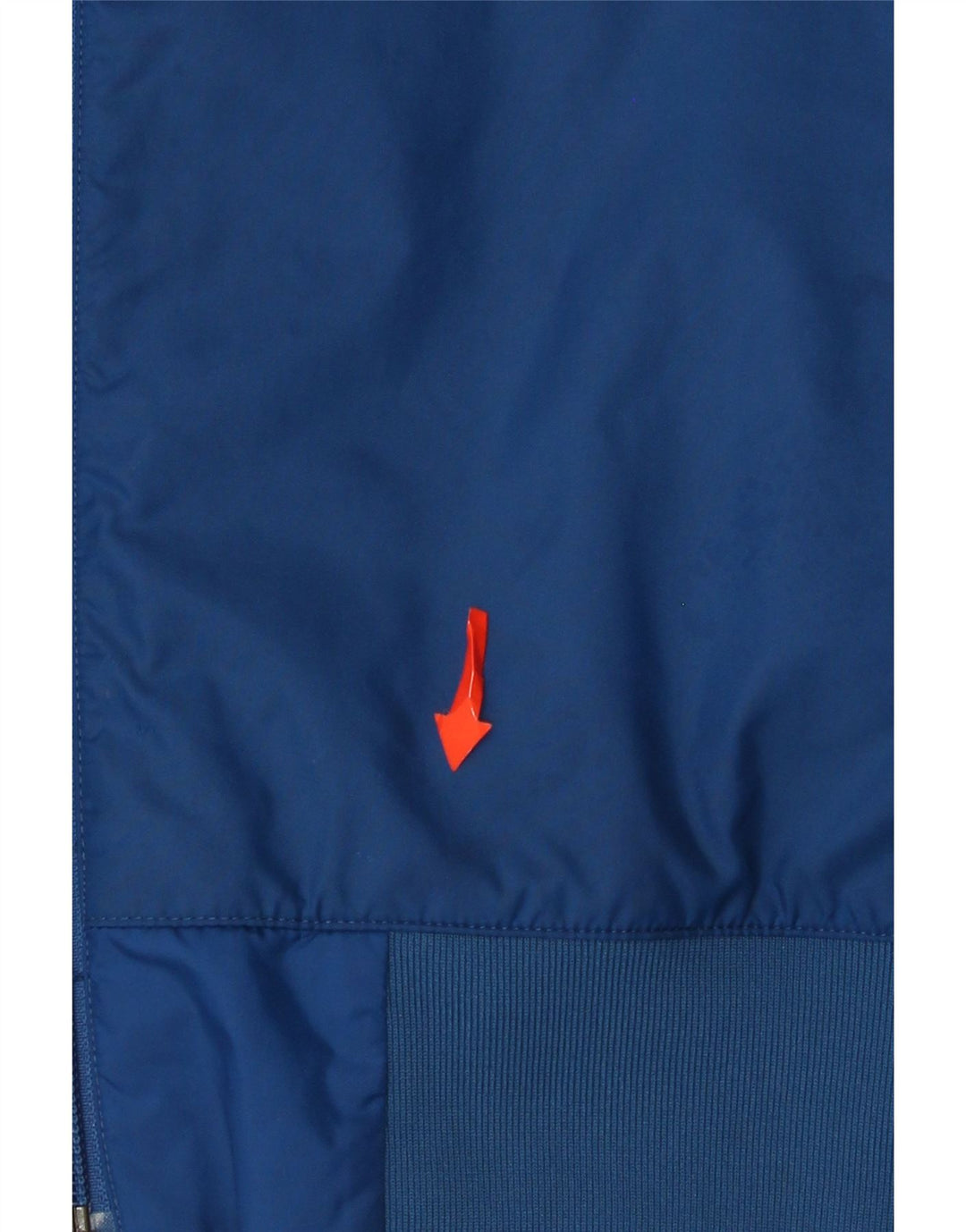 Adidas Mens Hooded Rain Jacket UK 38 Médio Azul Colourblock Nylon