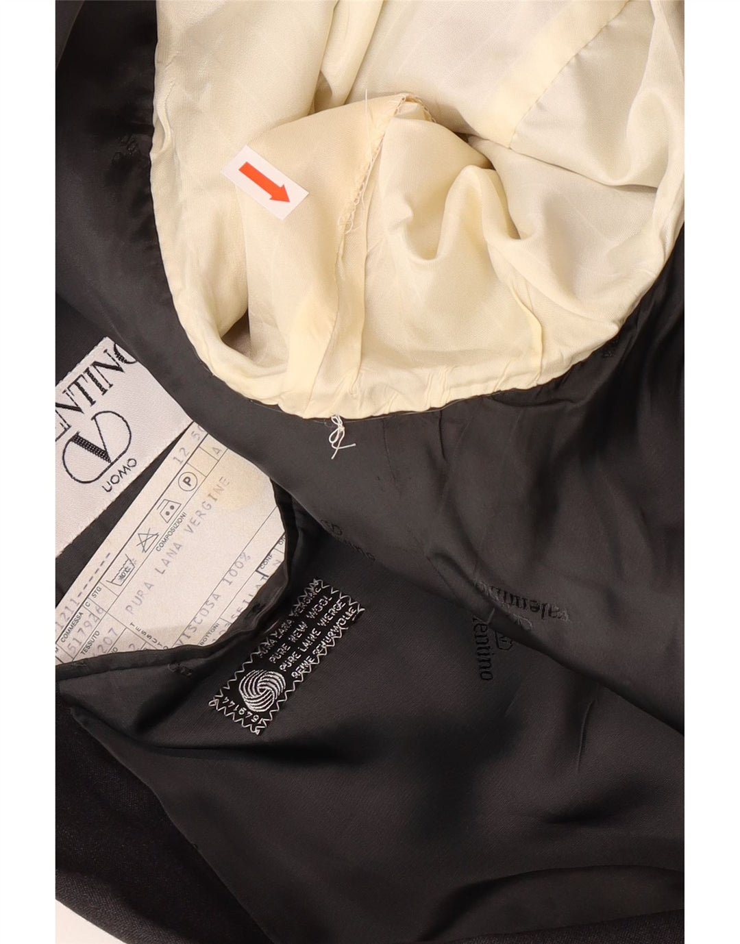 VALENTINO Terno masculino de 2 peças com peito duplo IT 50 Grande W34 L30 Cinza