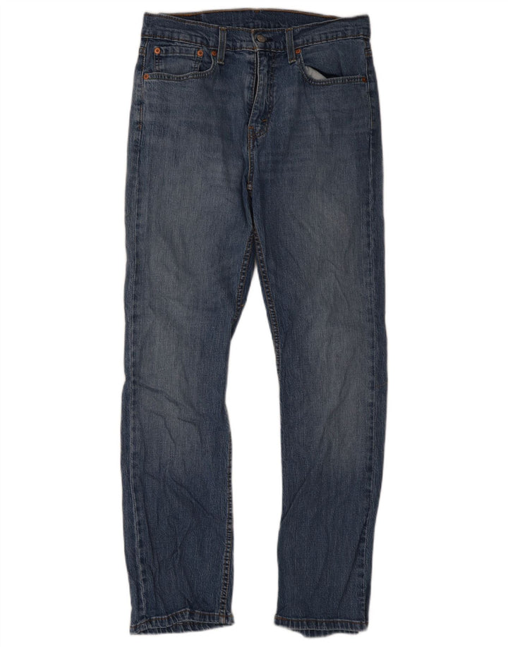 Calça jeans masculina Levi's 527 Slim Bootcut W32 L32 azul algodão