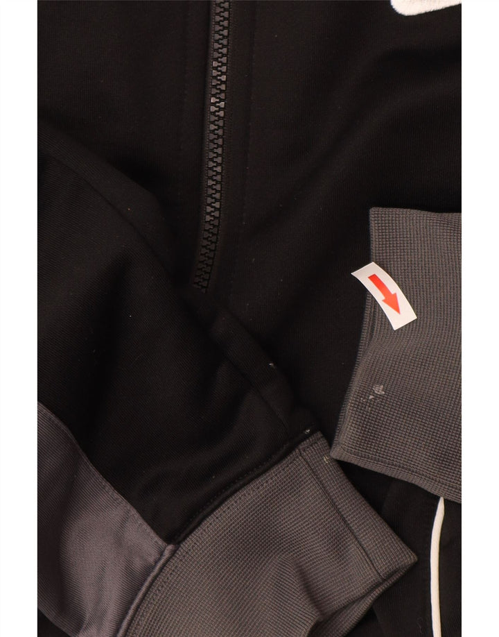 Nike Mens Tracksuit Top Jacket Pequeno Cinza Colorblock Poliéster
