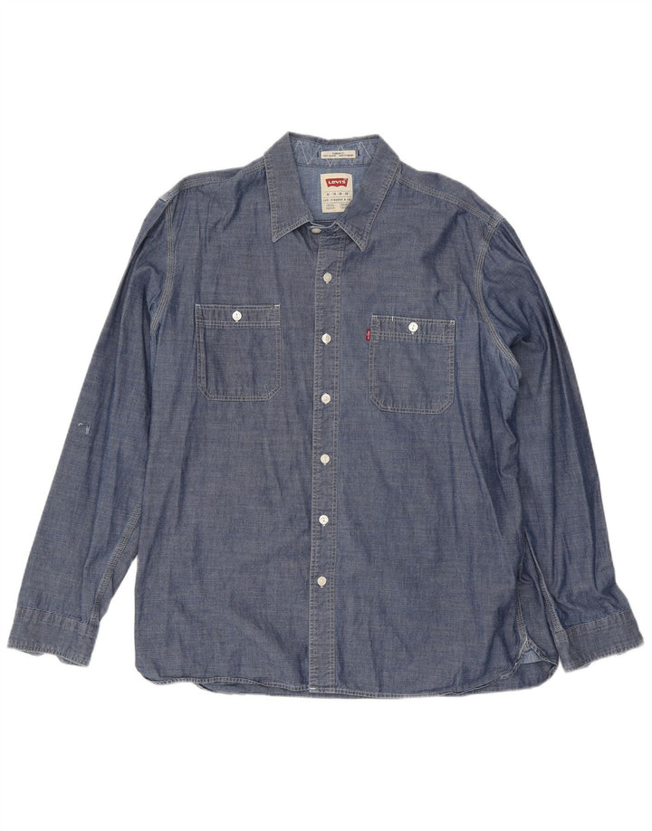 Camisa Levi's Masculina Standard Fit XL Azul Marinho