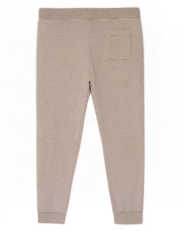Calça esportiva masculina Marks & Spencer, joggers, algodão manchado cinza grande