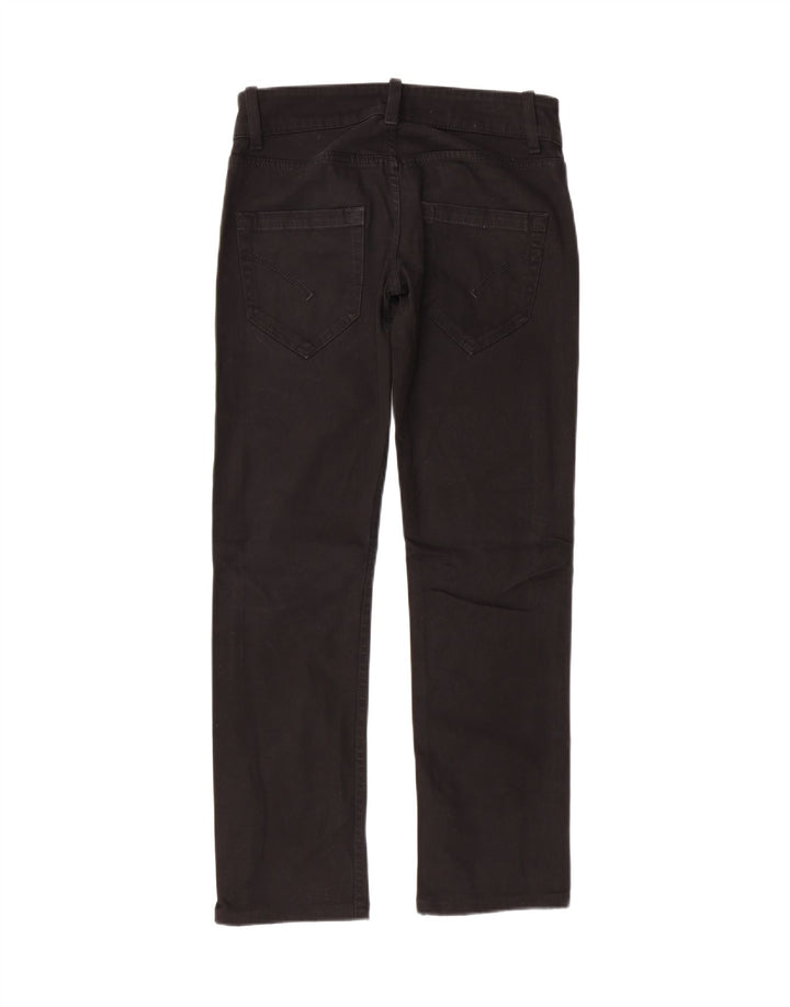 DONDUP Jeans retos femininos W27 L27 algodão preto
