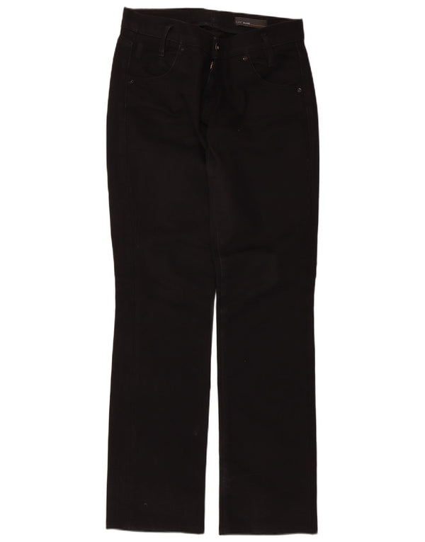 Calça feminina Lee Lynn reta casual W30 L33 algodão preto