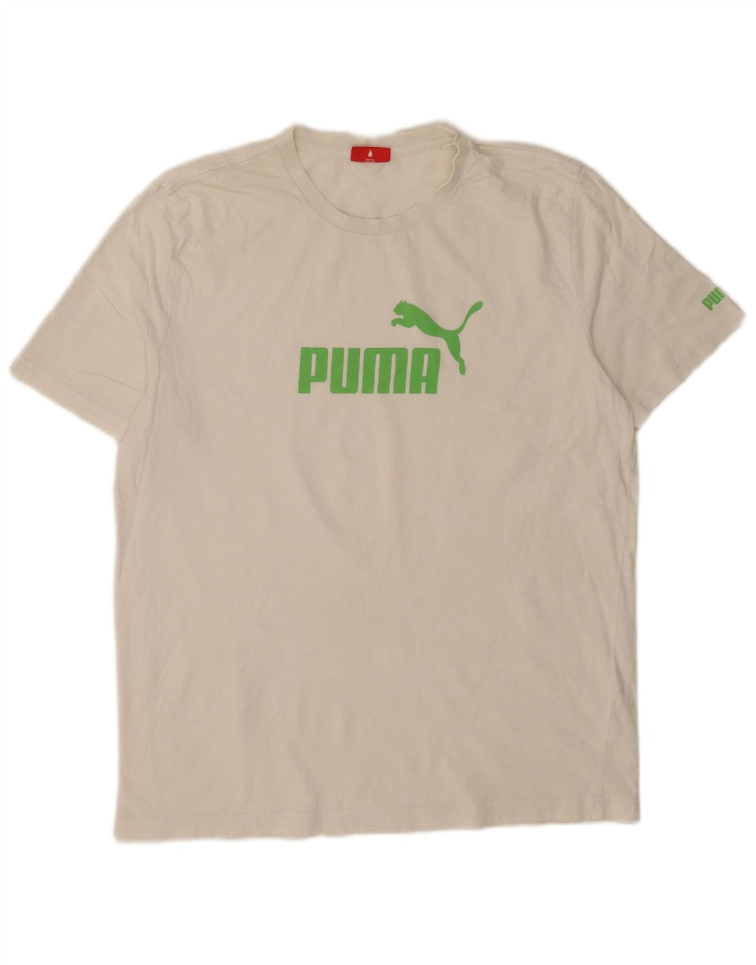 Puma Camiseta Masculina Graphic Top Grande Branco