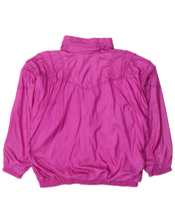 Rodeo Womens Oversized Treino Top Jacket EU 42 Grande Poliamida Rosa