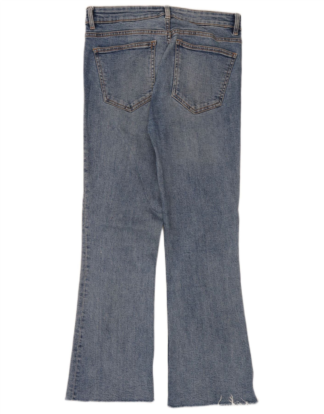 Zara Jeans Bootcut Feminino EU 40 Médio W30 L28 Azul Algodão