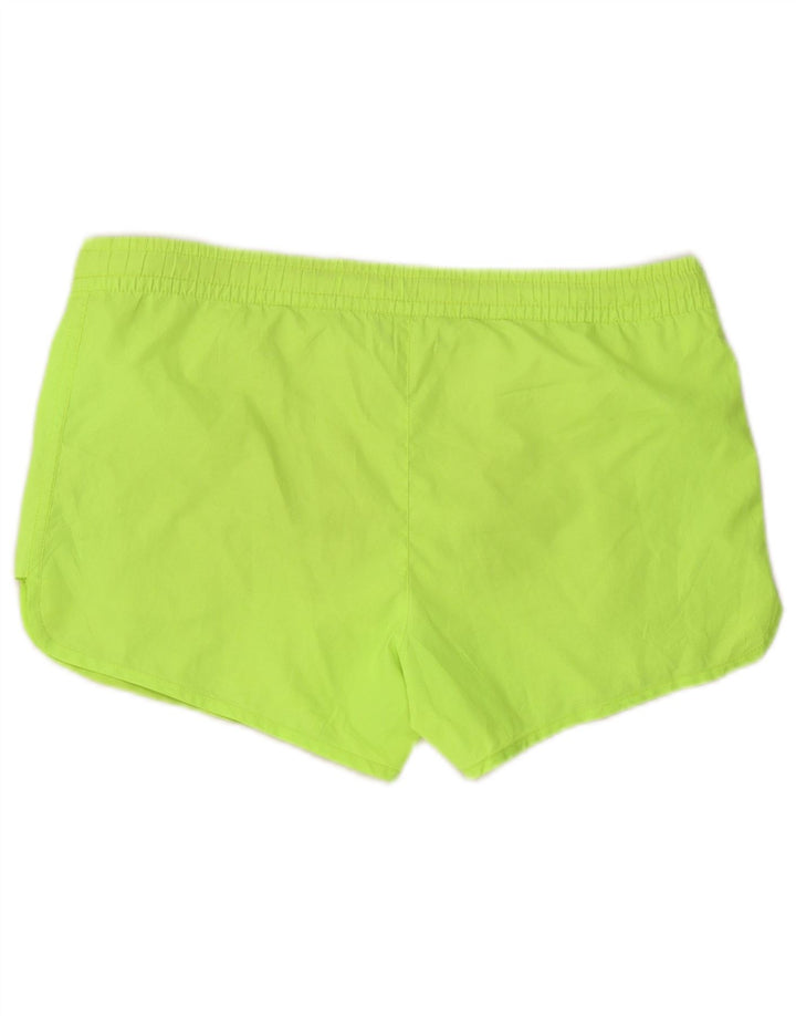 Zara Calções de banho masculinos poliéster verde médio