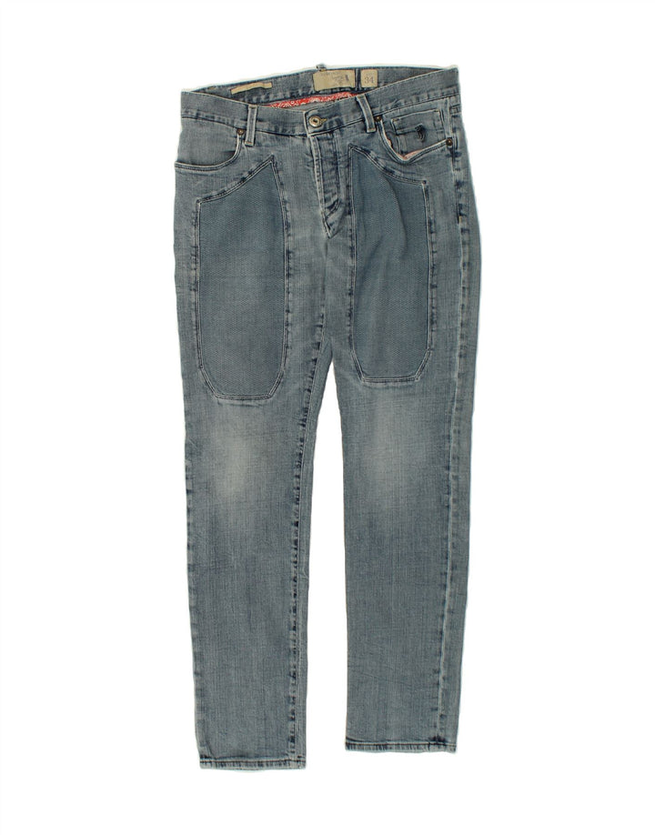 JECKERSON Womens Slim Jeans W34 L32 Blue Cotton Vintage Jeckerson and Second-Hand Jeckerson from Messina Hembry 