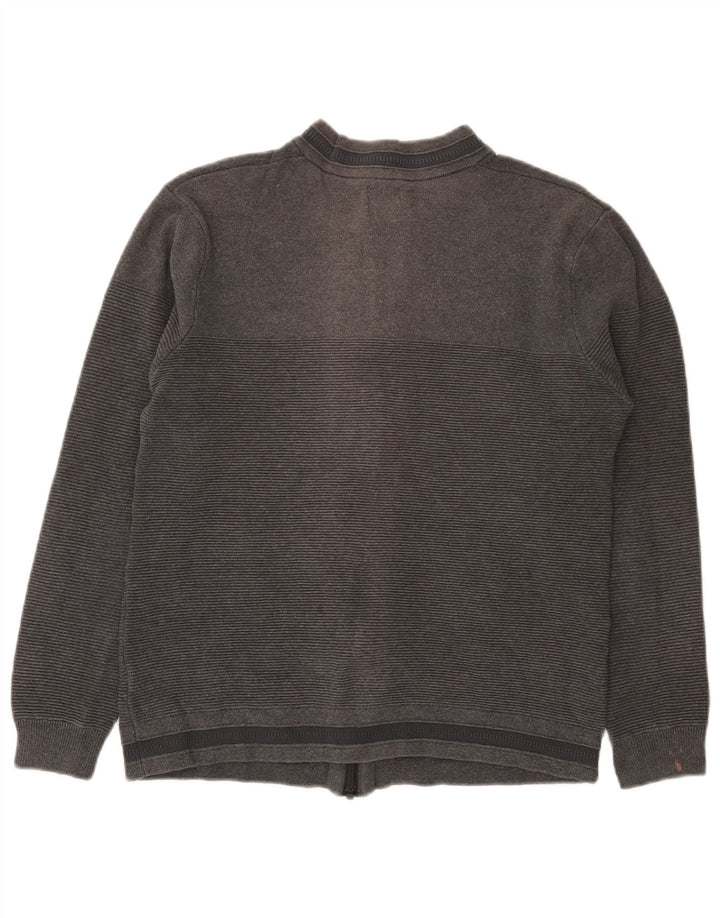 Suéter cardigã Zara Boys 11-12 anos algodão cinza médio
