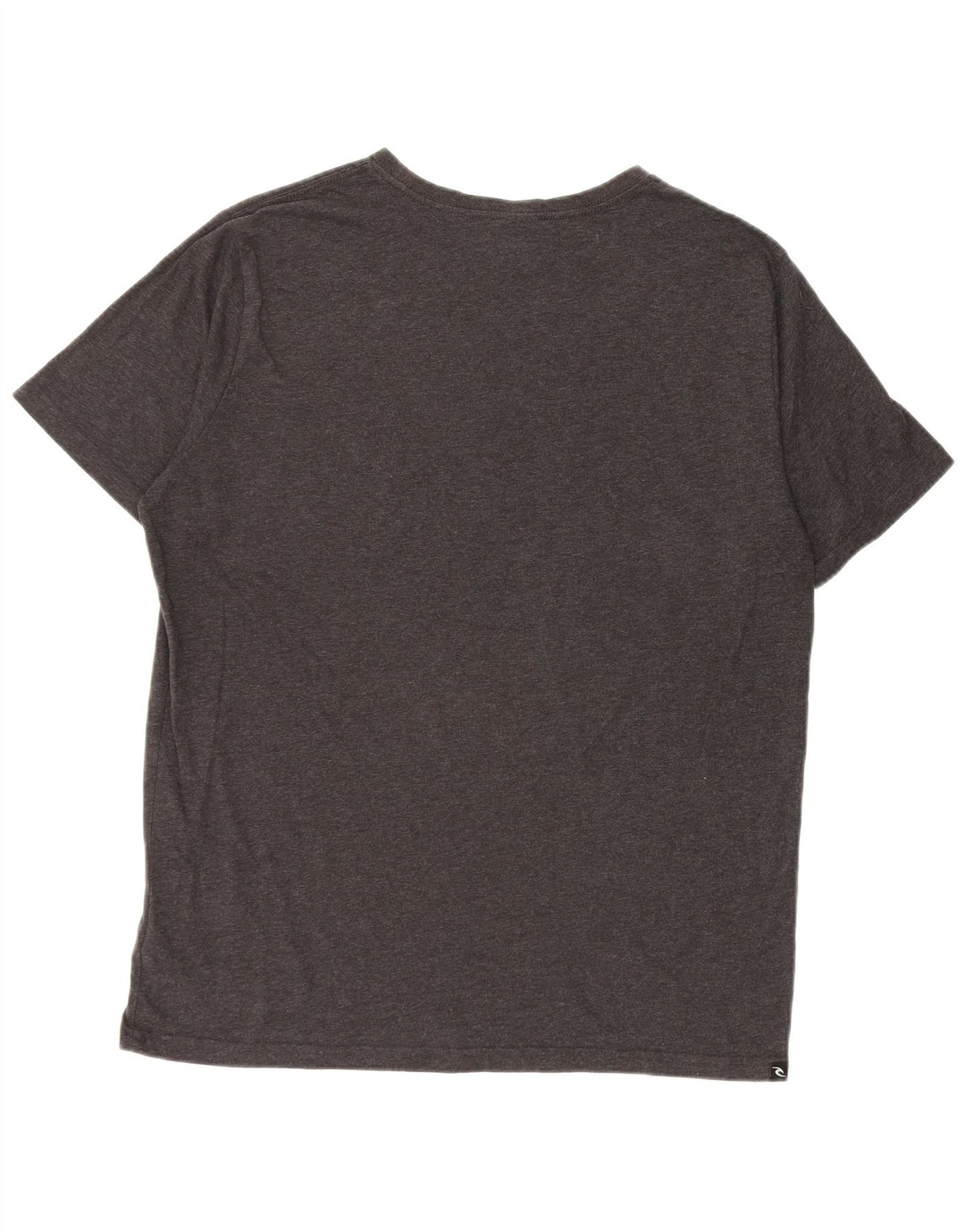 RIP CURL Camiseta masculina de ajuste padrão grande algodão cinza