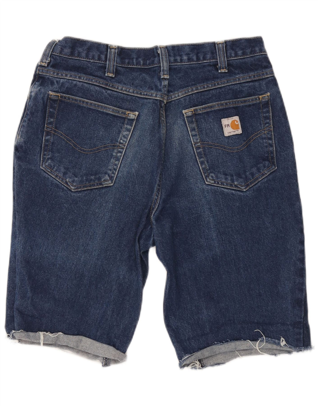 Shorts jeans masculino Carhartt W34 grande algodão azul