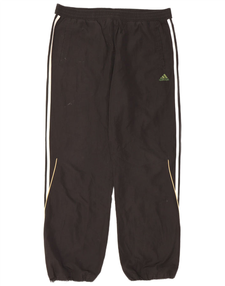 ADIDAS Mens Treino Calças Joggers Grande Poliéster Preto