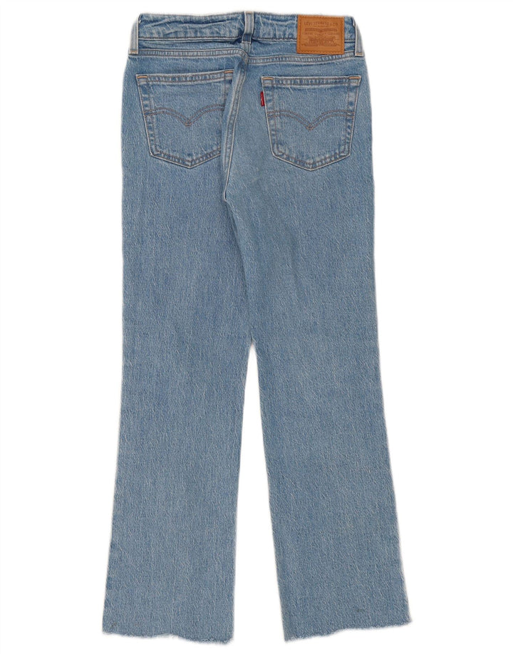 Levi's Womens Bootcut Jeans W24 L26 Azul Algodão