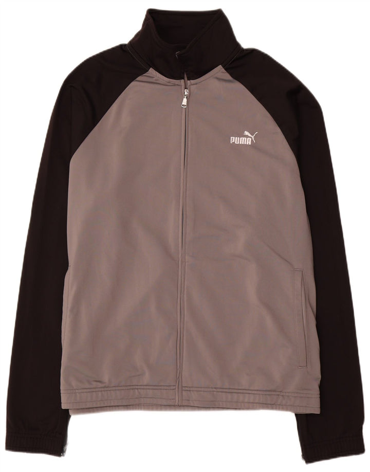 Puma Mens Tracksuit Top Jaqueta 2XL Cinza Colorblock