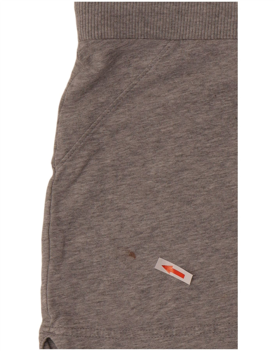 Shorts esportivos femininos Nike UK 12/14 cinza médio algodão